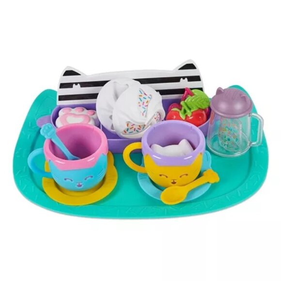 Gabby's Dollhouse Sprinkle Party Sweet Treat Tea Set Pretend Play Kitchen Toy - Picture 12 of 13